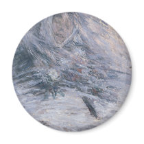 Camille Monet on her Deathbed (1879) magnets
