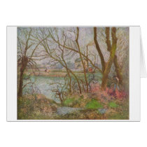 Camille Pissarro - Loggers Grey Pontoise 1878 Greeting Cards