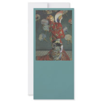 Camille with Japanese Kimono and Fan Full Color Rack Card