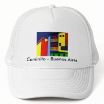 Caminito in Boca, a neighbourhood of Buenos Aires hats by lonvig Caminito in Boca, a neighbourhood of Buenos Aires hats