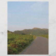 Camino de país tarjetón