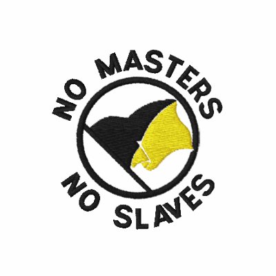 Camisa de la bandera de AnCap Polo Bordado Camisa de la bandera de AnCap Polo Bordado