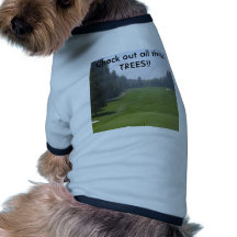 Camisa del perrito de Tahoe del golf *Golfing la c Ropa De Perro