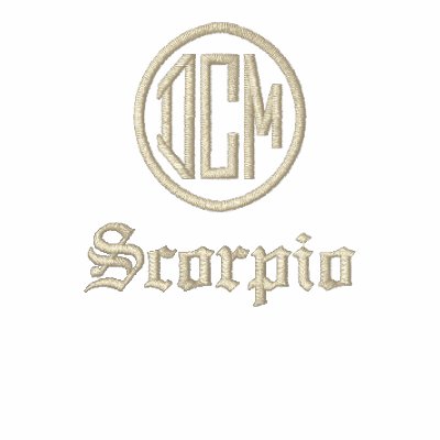 Camiseta bordada iniciales de las señoras del Camiseta bordada iniciales de las señoras del