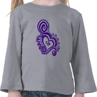 Camiseta de la Campana-manga del poder del corazón