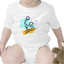 Camiseta del voleibol del punto