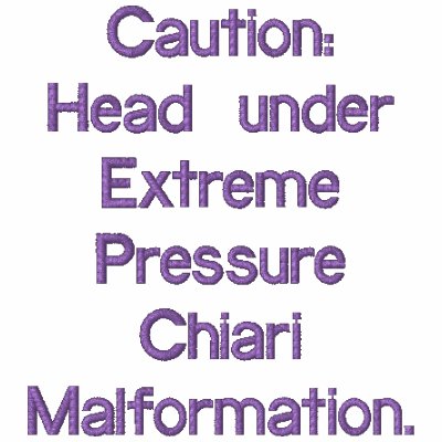 Camisetas de la conciencia de Chiari Camisetas de la conciencia de Chiari