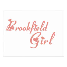Camisetas del chica de Brookfield Tarjeta Postal