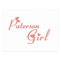 Camisetas del chica de Paterson Postales