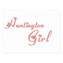 Camisetas del chica del parque de Huntington Tarjetas Postales