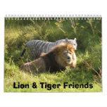 CamNzabu014, Lion & Tiger Friends Wall Calendar