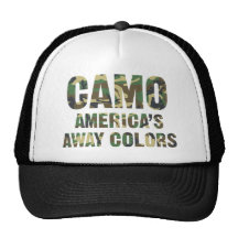 Camo America's Away Colors Trucker Hat