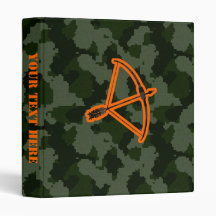 Camo Archery Binder