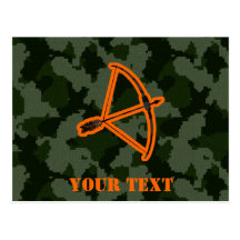 Camo Archery Postcard