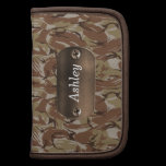 camo army brown  personalized planners