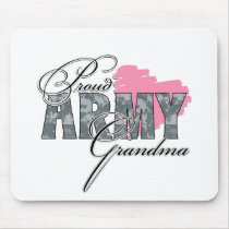 Camo Army Grandma Mousepad