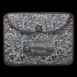 camo army gray personalized macbook sleeves