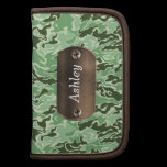 camo army green personalized planners