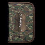 camo army green personalized planners