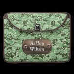 camo army green personalized macbook sleeves
