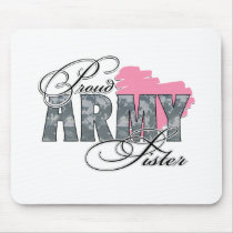 Camo Army Sister Mouse Pad