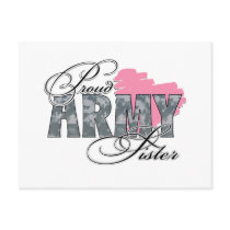 Camo Army Sister Postcards