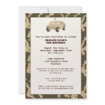 Camo Birthday Party Invite
