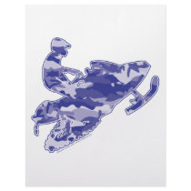 Camo Blue Sled on Black copy Letterhead Design
