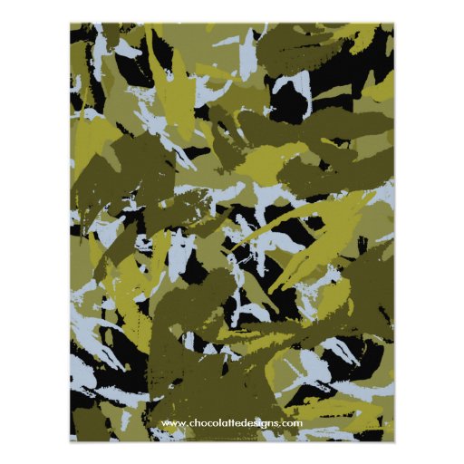 Camo Boy's Birthday Party Invititation Custom Announcement