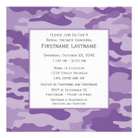 Camo Bridal Shower or Engagement Party Invitations 