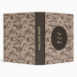 Camo brown Binder