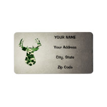 CAMO BUCK ADDRESS LABEL