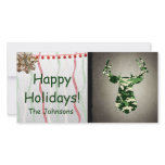 CAMO BUCK PERSONALIZED PHOTO CARD