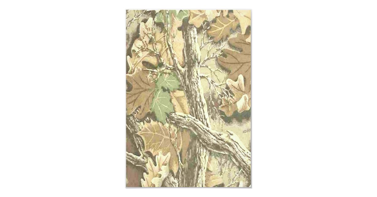 Camo Burlap Wedding Invitation Zazzle