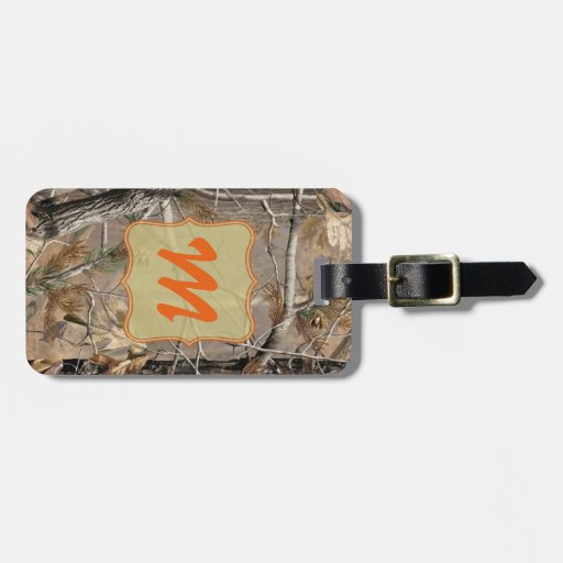 Camo Camouflage Hunting Real Tree Hunt Luggage Tag Zazzle