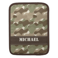 Camo Camouflage iPad Sleeve rickshawsleeve