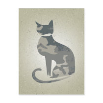 Camo Cat Postcard 1