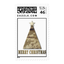 Camo Christmas Tree postage by vanoverc Camo Christmas Tree postage