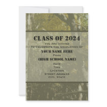 Camo Class Of 2012 Graduation Invitation