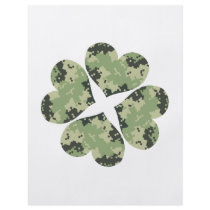 Camo Clover Full Color Flyer