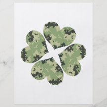 Camo Clover Full Color Flyer