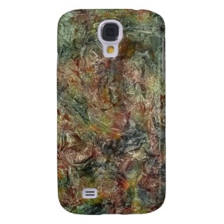 Camo Colored Frosted Autumn Abstract