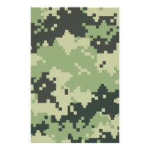 Camo Customized Stationery