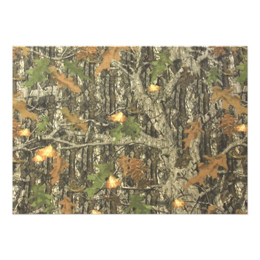 Camo Elegant Bridal Shower Invitation