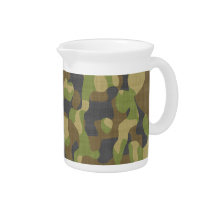 Camo Greens & Browns Drink Pitchers