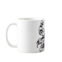 Camo Grey Sled on Black copy mugs by snomotease Camo Grey Sled on Black copy mugs