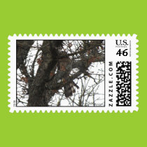 Camo Hawk Postage postage