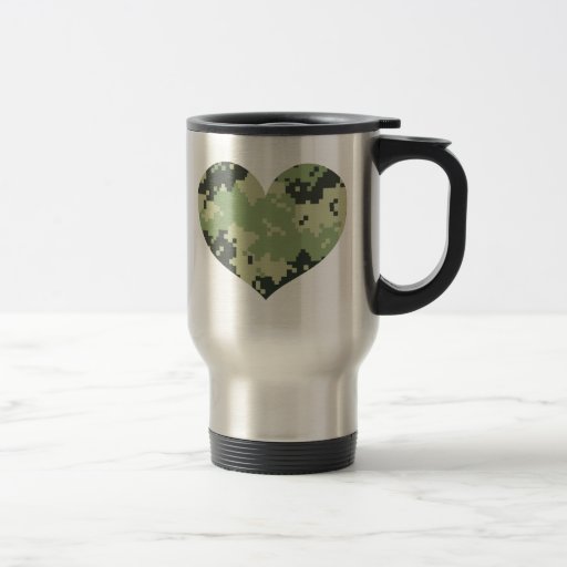 Camo Heart Coffee Mug