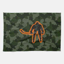 Camo Hockey Hand Towels