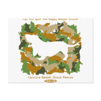 Camo Hound postcards